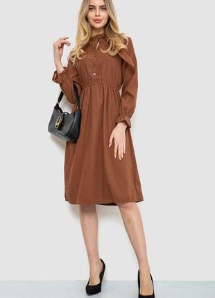 Ошатне плаття, колір коричневий, 246r203