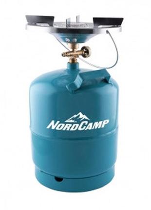 Газовий балон nord camp з пальником (конфоркою) 8л nc05800