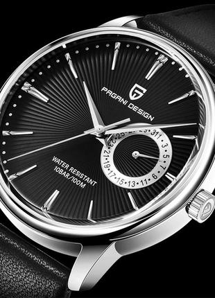 Мужские наручные часы кварцевые круглые гарантия 12 месяцев pagani design country 10 bar