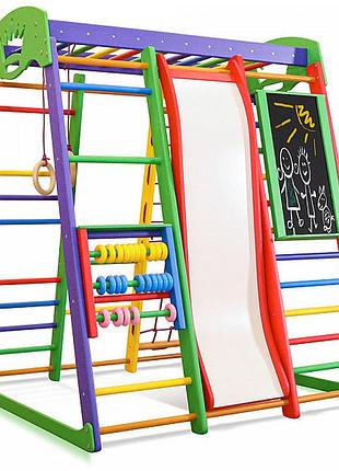Дитячий спортивний куточок для дому "акварелька plus 7" тм sportbaby, розміри 1.5х1.24х1.32м