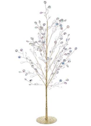 Декоративная елка с кристаллами 50см, цвет - радужный с прозрачным rm7-580 остаток