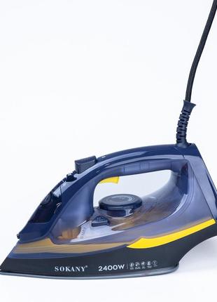 Утюг sokany sk-11007 steam iron 2400w 350ml утюг с паром `gr`