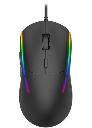 Мишка gamepro gm400 usb black rgb