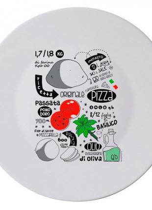 Блюдо для піцци 33 см pizza recipe bormioli rocco 419320-f-77321132