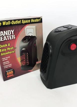 Портативний обігрівач rovus handy heater black, обігрівач дуйчик, побутовий тепловентилятор
