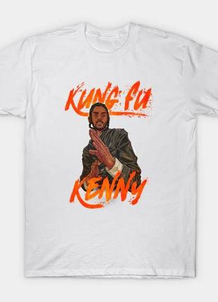 Футболка белая kung fu kenny t-shirt xs