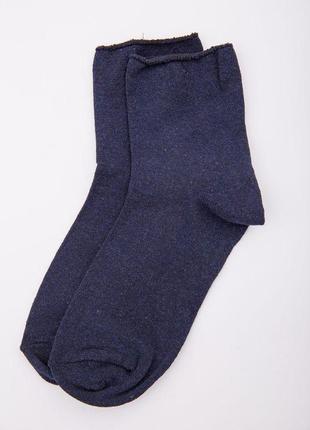 Жіночі шкарпетки, середньої довжини, темно-синього кольору, 167r366