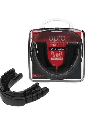 Капа opro snap-fit for braces (art.002318001), black