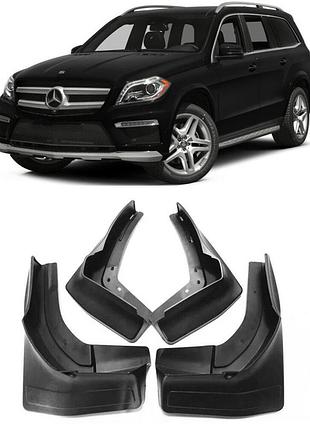 Бризковики mercedes gl x166 2012–2019 з підніжками (порогами) oem style