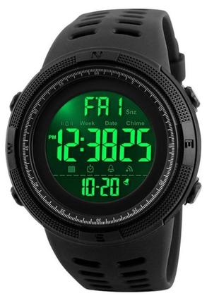 Мужские часы спортивные кварцевые skmei amigo black 1267
