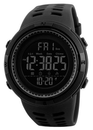 Чоловічі наручні годинники skmei amigo black5 фото
