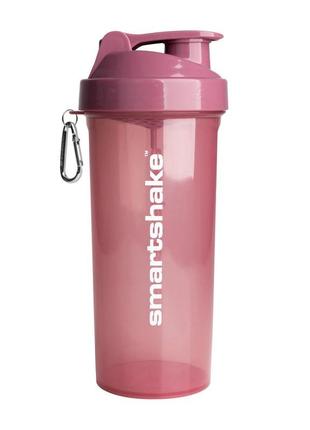 Шейкер smart shake lite 1000 мл, deep rose