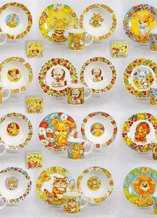 Набор детской посуды 3 пр bonadi cs-170