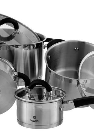 Набор посуды vinzer progresso vz-50021 9 предметов