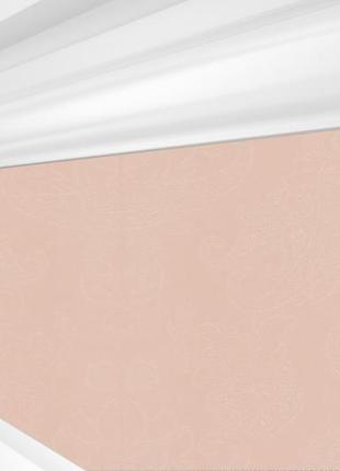 Рулонна штора rolets арабеска 2-2070-1000 100x170 см закритого типу світло-рожева
