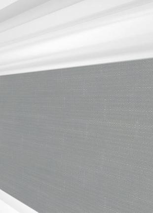 Рулонна штора rolets льон 2-7389-1000 100x170 см закритого типу срібна