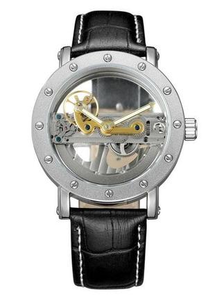 Жіночі наручні годинники forsining air ii silver3 фото