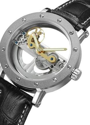 Жіночі наручні годинники forsining air ii silver4 фото