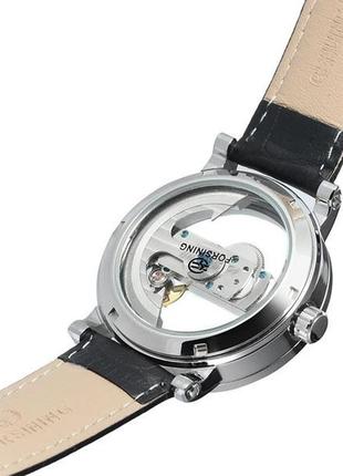 Жіночі наручні годинники forsining air ii silver6 фото