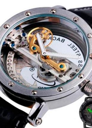 Жіночі наручні годинники forsining air ii silver10 фото