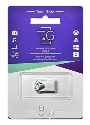 Флешка (usb flash) 8gb t&g 106 metal (tg106-8g)