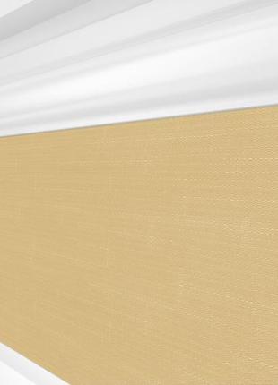 Рулонна штора rolets льон 2-877-1000 100x170 см закритого типу кремова