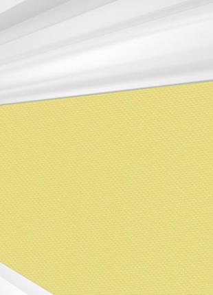 Рулонная штора rolets роял 2-801-1000 100x170 см закрытого типа бледно-желтая