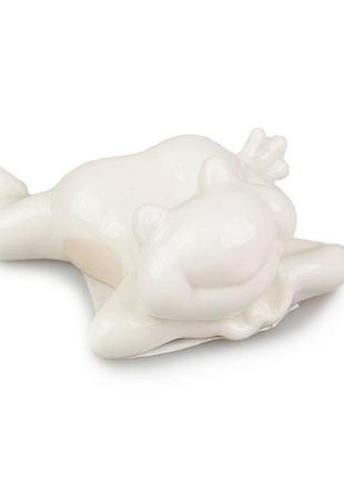 Фігурка декоративна lefard жабеня 919-065 6 см біла