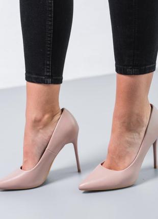 Туфли женские fashion clyde 3716 38 размер 24,5 см бежевый