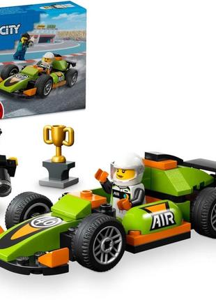 Конструктор ігровий зелений автомобіль для гонок 60399 56 деталей