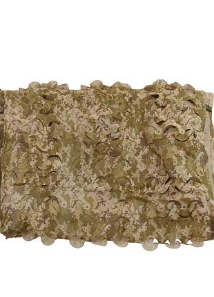 Маскирующая сетка militex пиксель 2х5м (площадь 10 кв.м.)