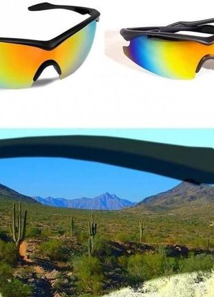 Окуляри антивідблискові, сонцезахисні окуляри привабливий дизайн, виготовлені з якісного пластикуglasses 7808