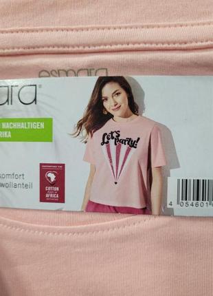 Жіноча футболка рожева esmara / німеччина розмір m
