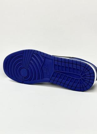 Кросівки nike air jordan 1 low (blue)9 фото