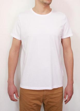 Мужская белая базовая футболка livergy размер 2xl