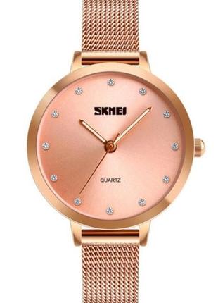 Женские наручные часы skmei 1291 gold angel