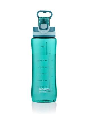Пляшка для води ardesto purity ar-2280-pb 800 мл зелена