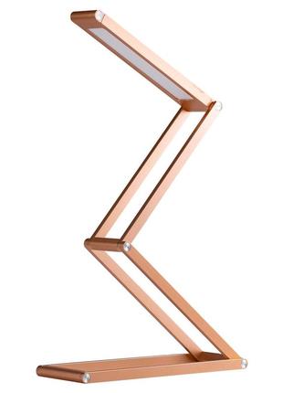 Світлодіодна настільна лампа на акумуляторі 3 вт, лампа складана `gr`