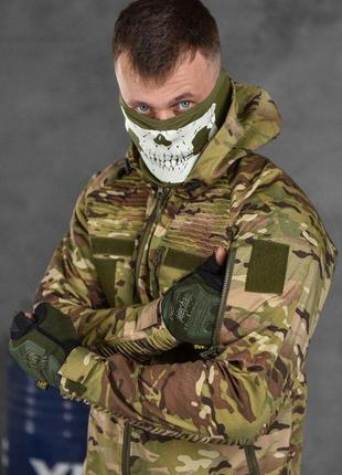 Військова форма multicam весна кітель та штани з наколінниками костюм тактичний мультикам