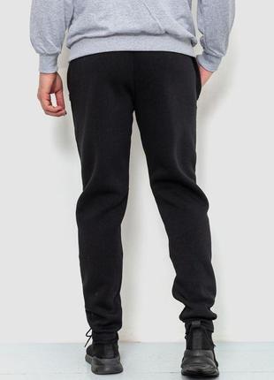 Спорт штани мужские на флисе, цвет черный, 244r412694 фото