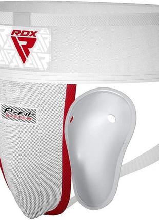 Захист паху rdx h1 supporter white plus xl