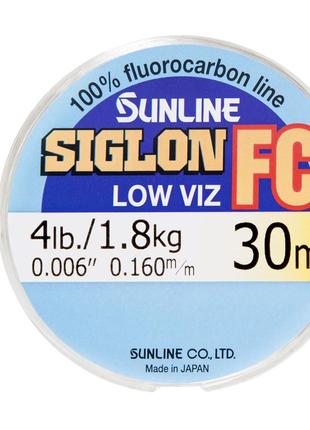 Флюорокарбон sunline sig-fc 30m 0.160mm 1.8kg поводковый