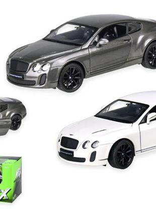 Машинка металева, машина колекційна, машина bentley continental supersports, машина welly, 2 кольори