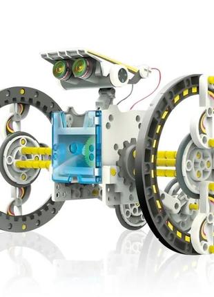 Робот-конструктор solar robot kit на солнечных батареях 14 в 1