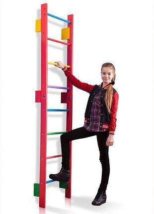 Шведская спортивная детская стенка деревянная