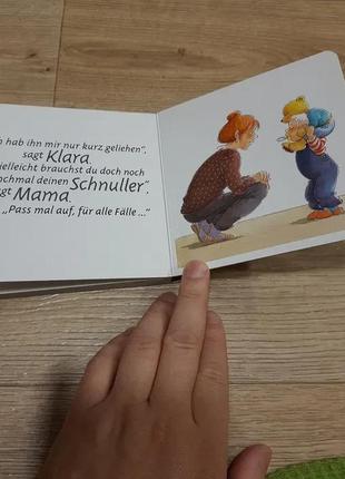 Дитяча книга німецькою мовою з картинками 10 картонних аркушів