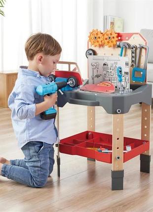 Іграшковий верстак hape автомайстерня (e3036)