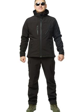 Костюм soft shell демисезонный на флисе. 48,50,52,54,56