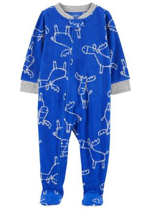 Теплый флисовый человечек пижама слип carters 24m