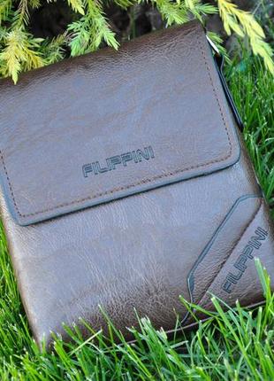 Коричневая мужская сумка